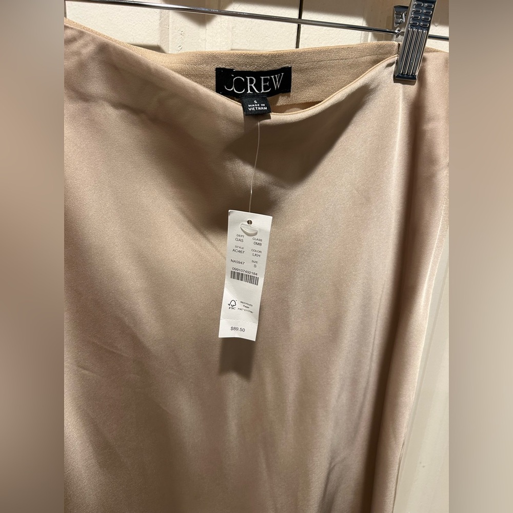 NWT J.Crew Gwyneth Slip Skirt , size Small - Picture 6 of 7